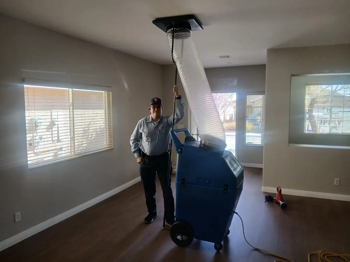Professional Dryer Vent Cleaning work inside a Oronoko home